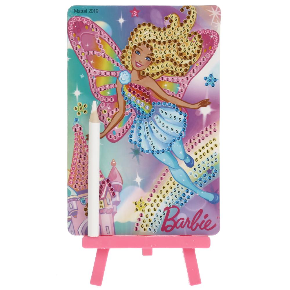 Набор для творчества Алмазная мозаика Barbie, 10 х 15 см ) 